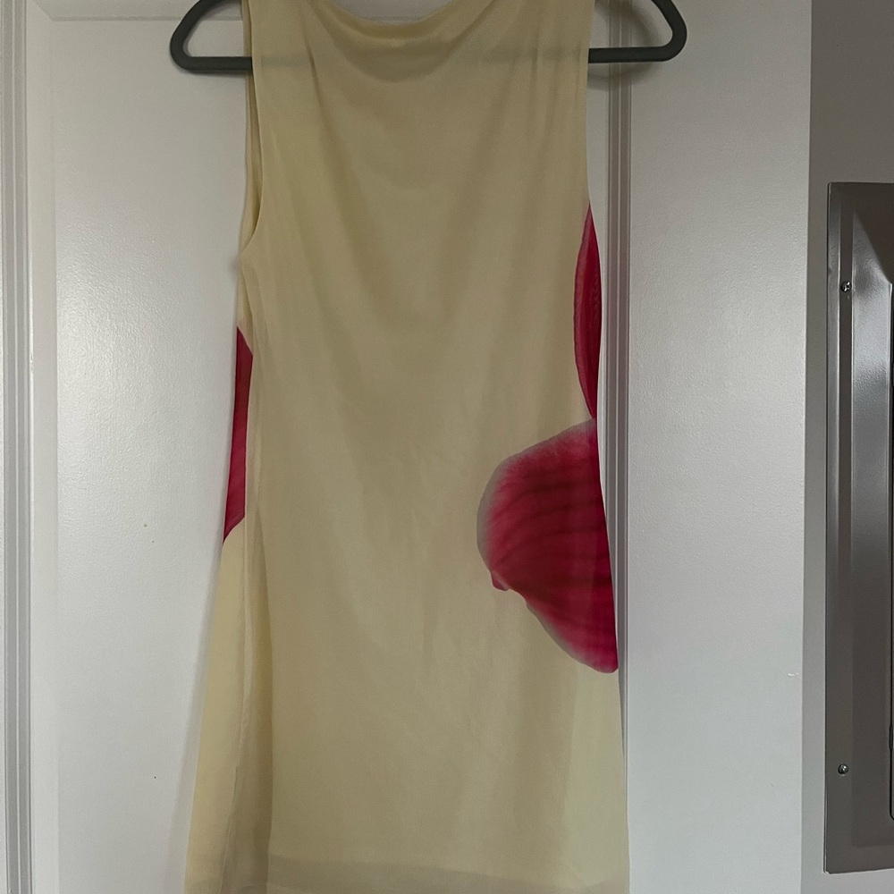 Peppermayo Cream and Red Floral Mini Dress - Picture 6 of 7